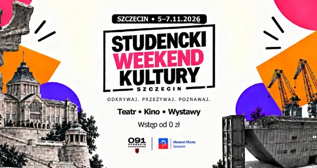 Studencki Weekend Kultury 2026 – trzy dni wydarzeń w Szczecinie