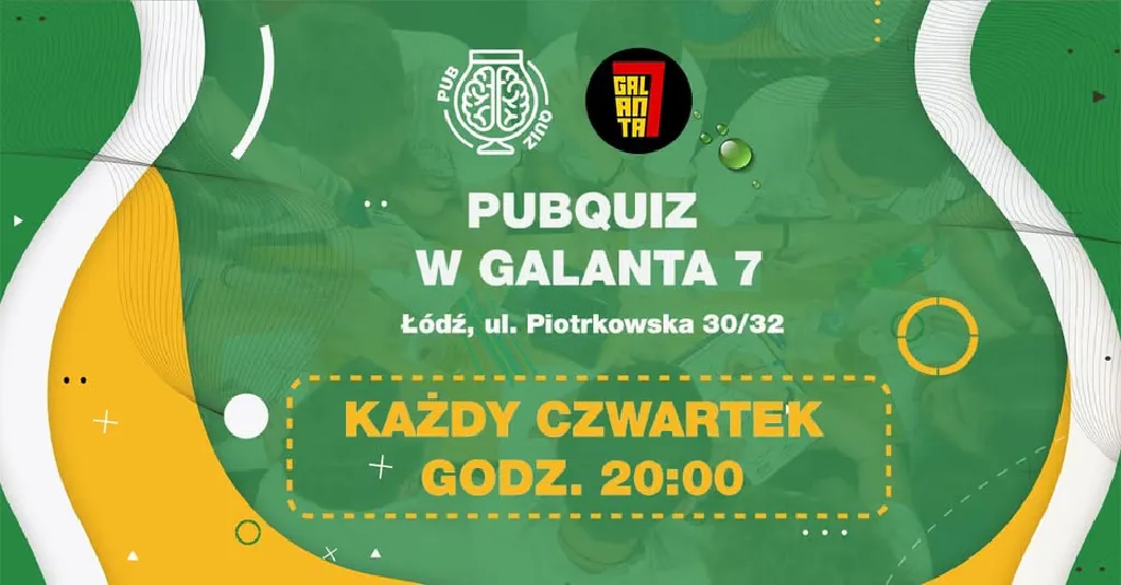 PubQuiz w Galanta 7 – drużynowy quiz z nagrodami