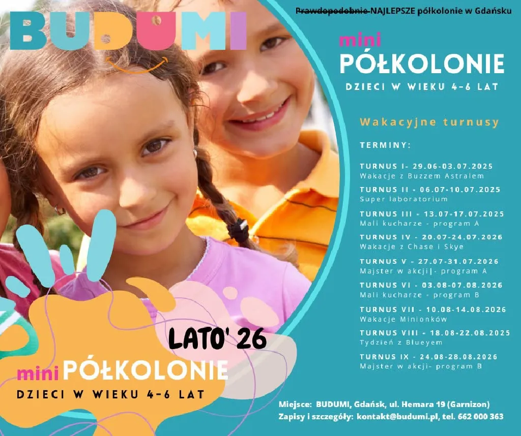 Mini półkolonie w BUDUMI