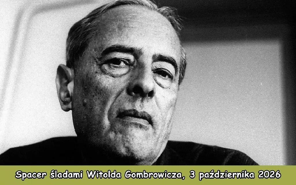 Spacer śladami Witolda Gombrowicza, 3 października 2026