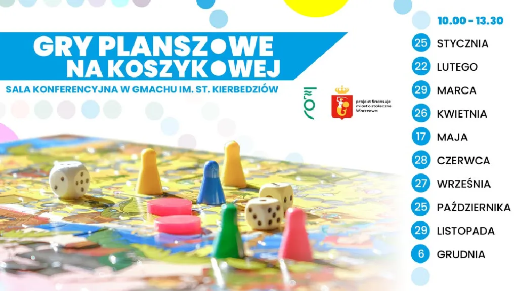 Planszówki na Koszykowej – spotkania z grami planszowymi