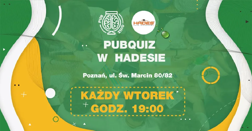 PubQuiz w Hadesie – drużynowy quiz z nagrodami