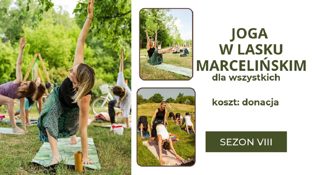 Joga w Lasku Marcelińskim