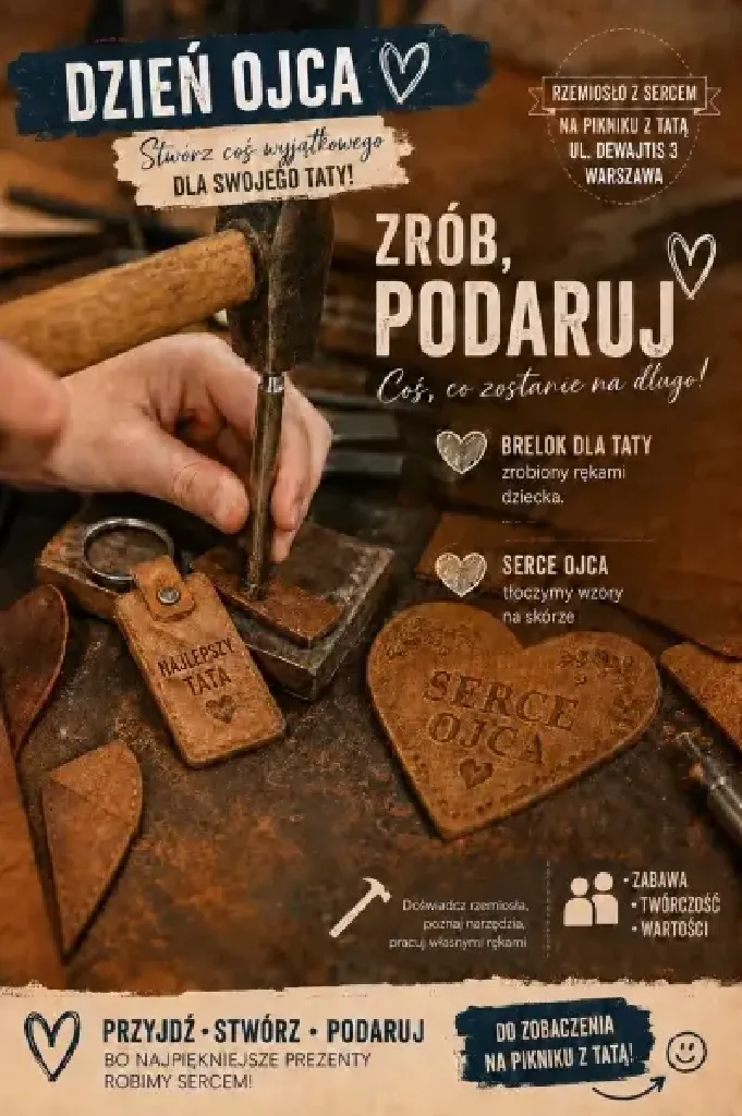 Piknik z Tatą – warsztaty rzemiosła