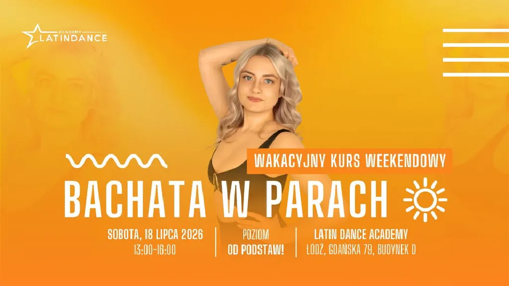 Bachata w parach – wakacyjny kurs intensywny