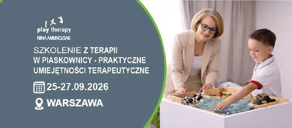 Terapia w piaskownicy – szkolenie z umiejętności terapeutycznych