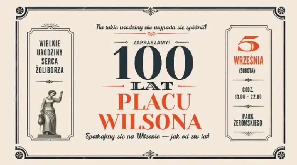 100. Urodziny Placu Wilsona – koncerty i atrakcje