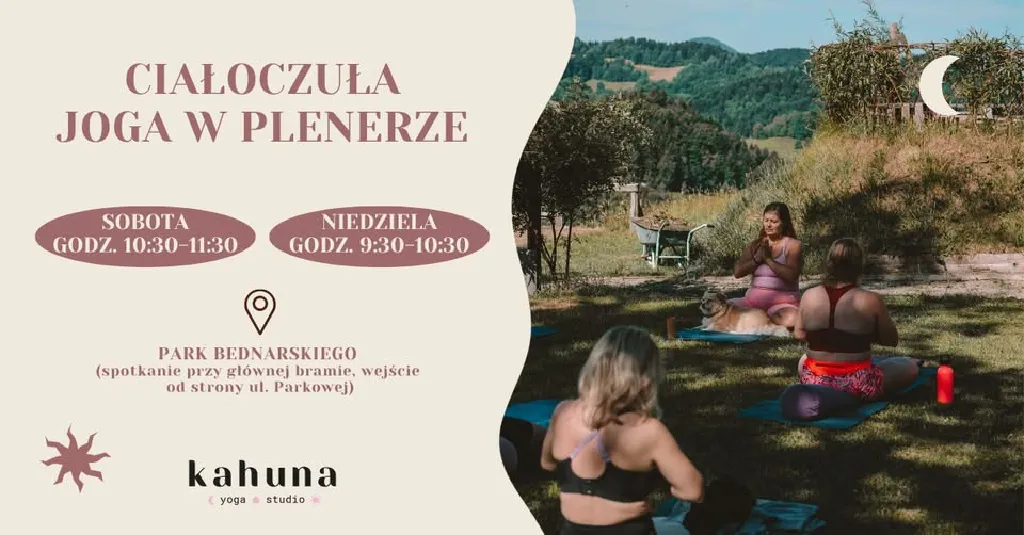 Ciałoczuła joga w plenerze – Kahuna Yoga Studio