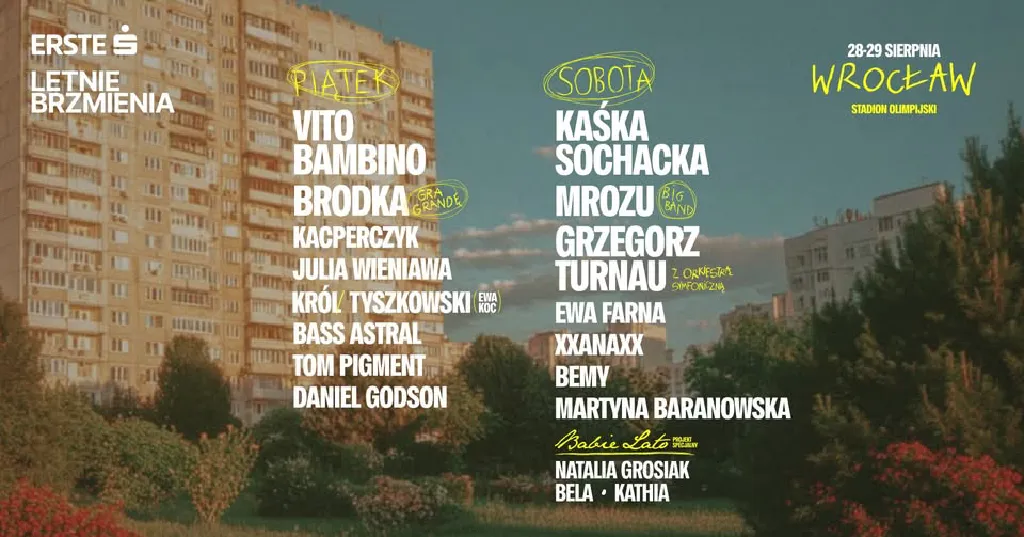 Erste Letnie Brzmienia 2026 – festiwal muzyczny