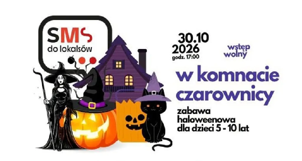 W komnacie czarownicy – zabawa halloweenowa dla dzieci
