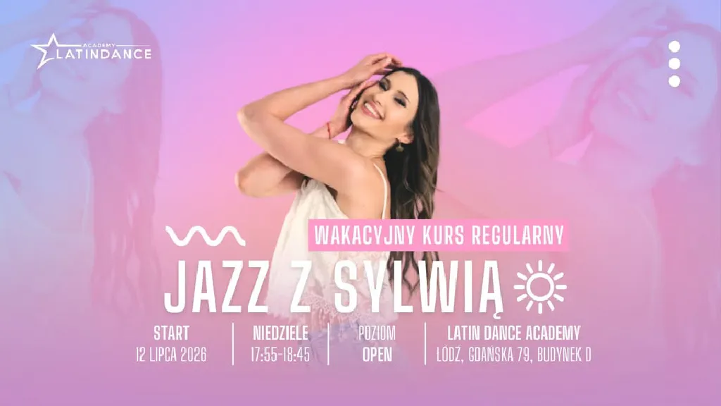 Kurs wakacyjny Jazz z Sylwią – poziom OPEN
