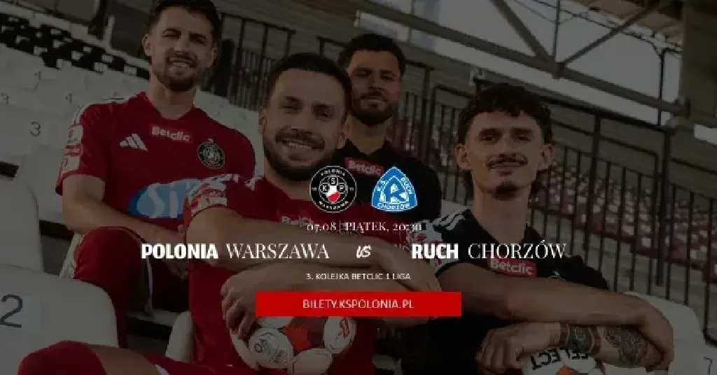 Polonia Warszawa vs Ruch Chorzów – mecz piłkarski