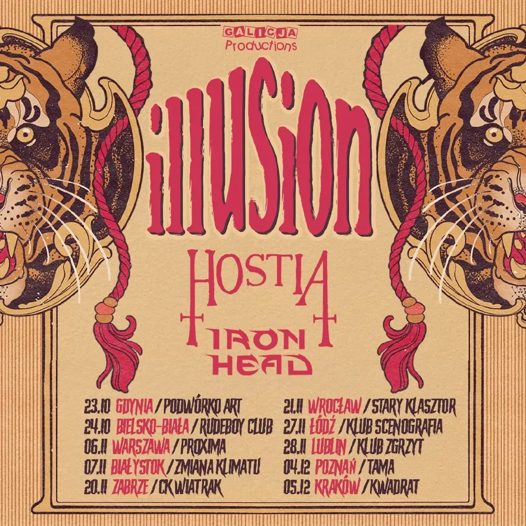 ILLUSION, Hostia i Iron Head – koncert