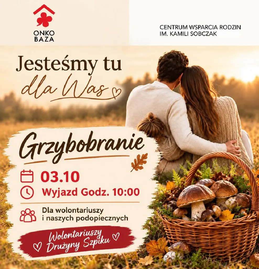 Grzybobranie – Onko-Baza i Drużyna Szpiku