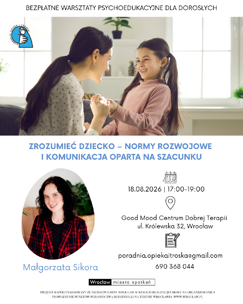 Warsztaty psychoedukacyjne dla rodziców