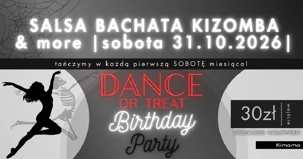Halloween na parkietach Kimamy – impreza taneczna
