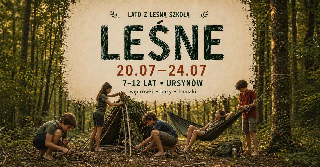 LEŚNE Przygody Wataszki – półkolonie dla dzieci