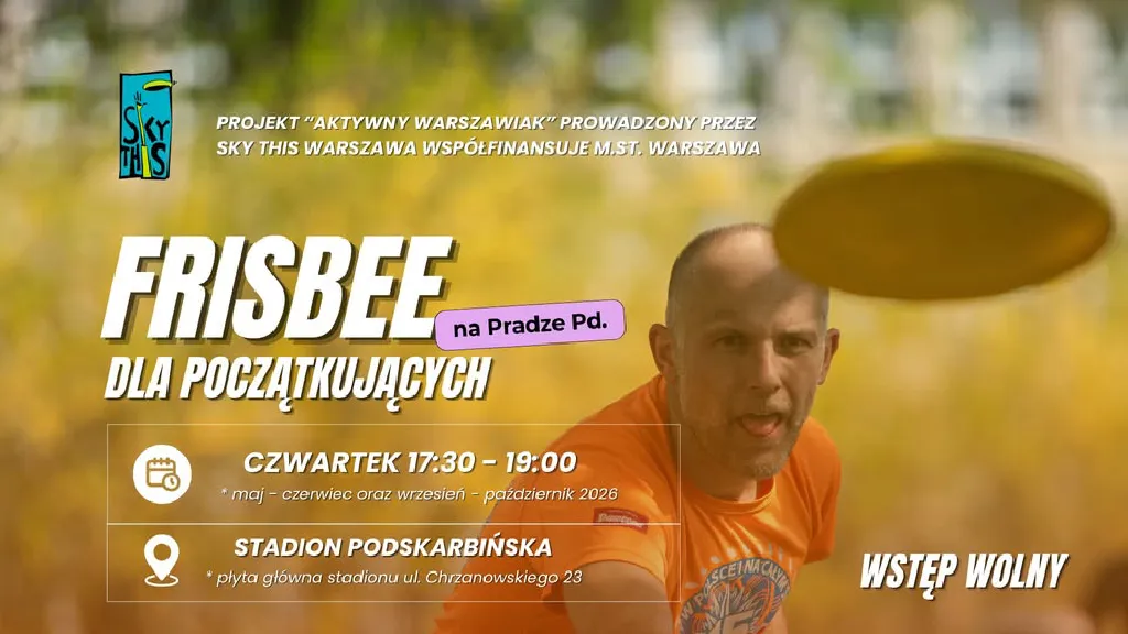 Ultimate frisbee – zajęcia dla początkujących