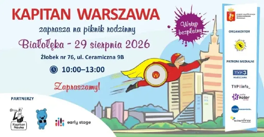 Rodzinny piknik z Kapitanem Warszawa