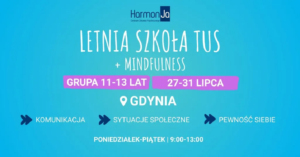 Letnia Szkoła TUS i Mindfulness w Gdyni