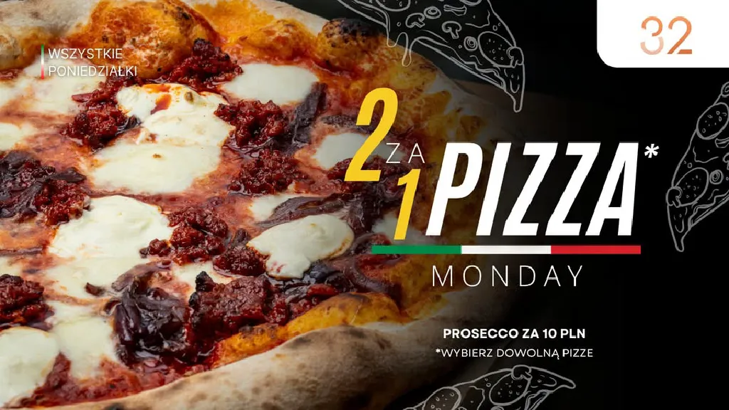 Pizza Monday – promocja 2za1 w Olivia Star